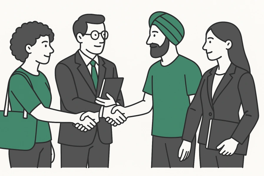Truck accident client testimonials illustration